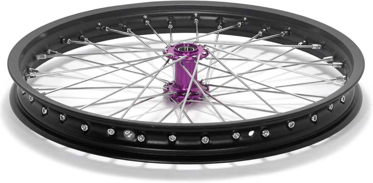 TOFR 19" x 1.6" CNC Front Wheel Rim Set for Sur ron Surron Light Bee X LBX for Talaria Sting Talaria XXX for Segway X160 X260