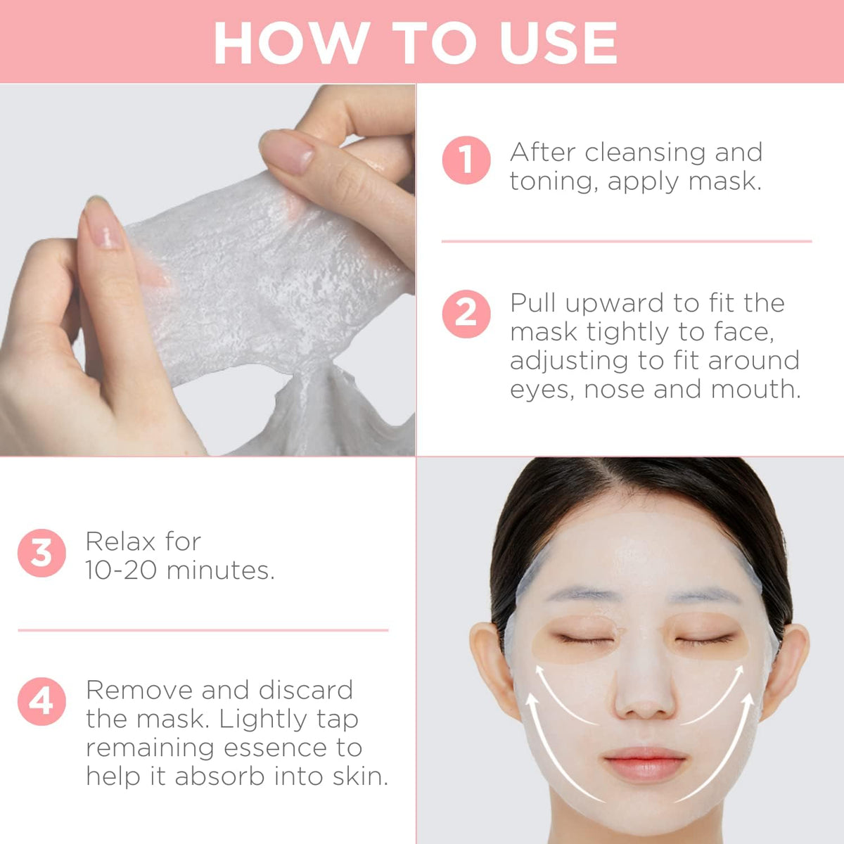 Mediheal Sheet Mask New Essential HERO 16 pack (Collagen, Tea Tree, Madecassoside, Vita) | Korean Skincare Facial Sheet Mask Combo Kbeauty Korean Glass Skin