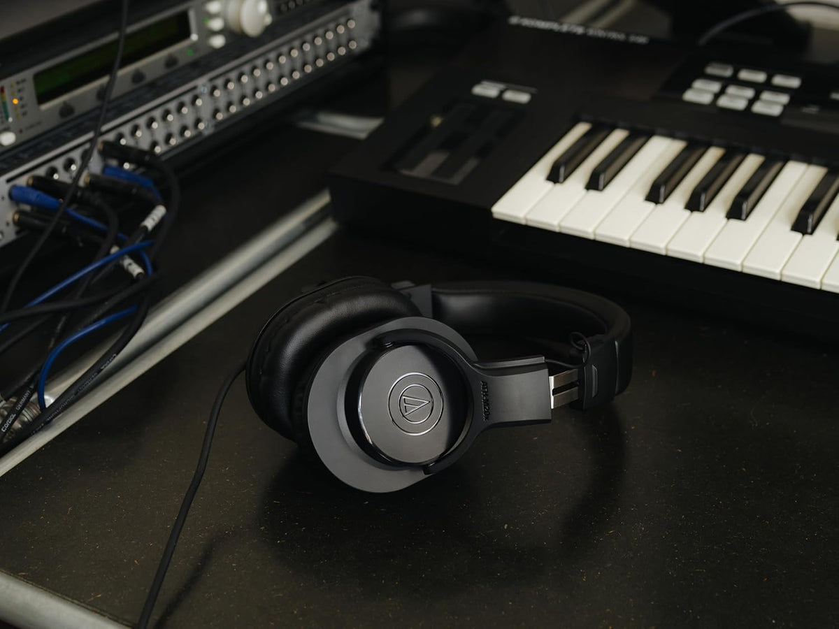 Audio-Technica ATH-M20x Professional Studio Monitor Headphones | 40mm Drivers, Closed-Back Design, 47 Ohm & 3m Cable