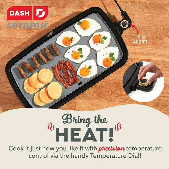 Dash Ceramic Nonstick 20 x 10.5" Everyday Griddle