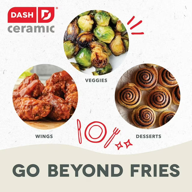 Dash Ceramic Tasti-Crisp Express Air Fryer, 2.6 Qt., Assorted Colors