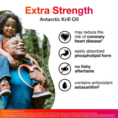 MegaRed Omega-3 Krill Oil Softgels, 500mg, 90 Ct.