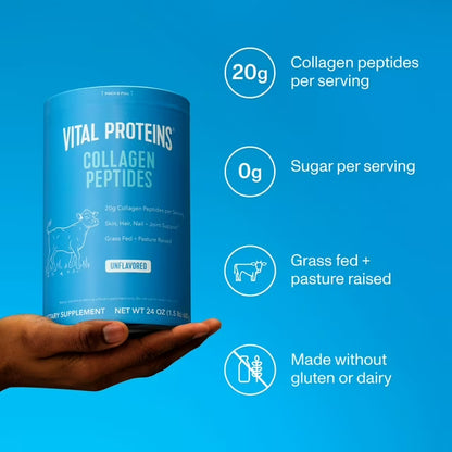 Vital Proteins Collagen Peptides Powder, Unflavored, 1.5 lbs.