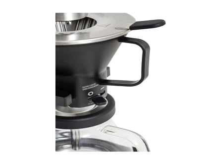 Simply Good Coffee Plastic-Free Blooming Coffee Maker | 8-Cup Automatic Brewer with Glass Carafe
