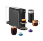 Nespresso Vertuo UP Coffee and Espresso Maker by DeLonghi, Graphite with Aeroccino Milk Frother