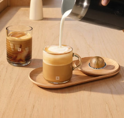 Nespresso Vertuo UP Coffee and Espresso Maker by DeLonghi, Graphite with Aeroccino Milk Frother