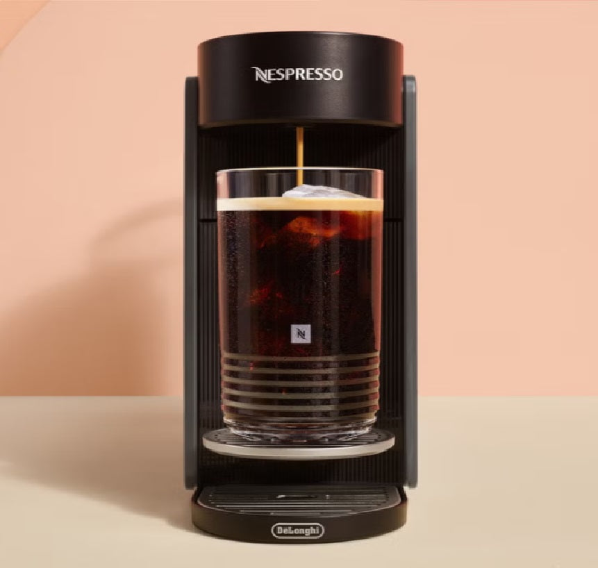 Nespresso Vertuo UP Coffee and Espresso Maker by DeLonghi, Graphite with Aeroccino Milk Frother