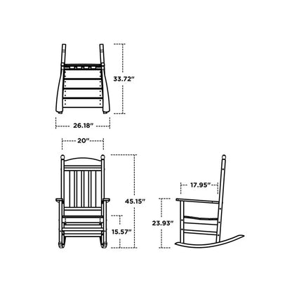 POLYWOOD Gulf Shores Rocking Chair