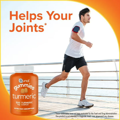 Qunol Turmeric Curcumin Complex Ultra High Absorption Gummies, 200 Ct.