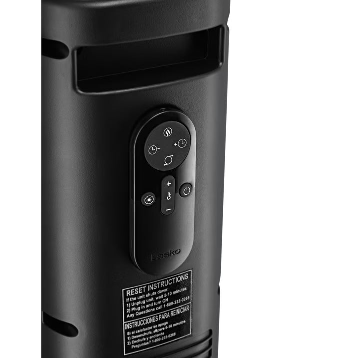 Lasko 32" Oscillating Ceramic Tower Space Heater with Remote, 1500W Digital Electric Heater with 3 Heat Settings, 12-Hour Timer, Adjustable Thermostat & Widespread Oscillation