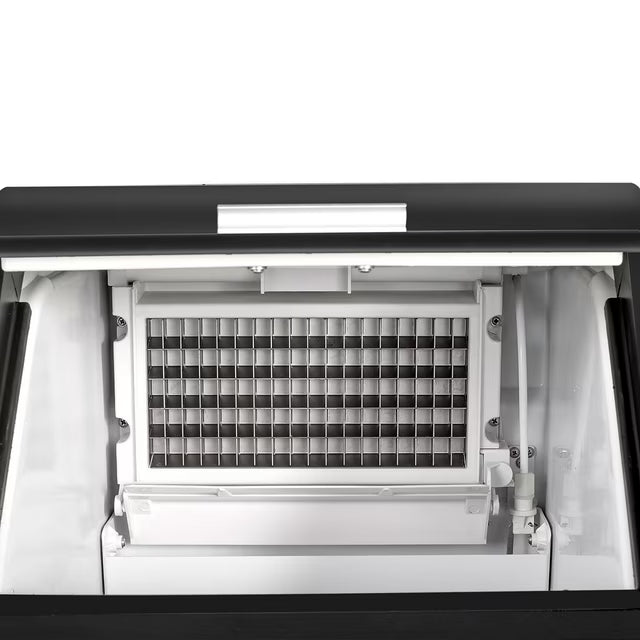 Maxx Ice MIM85H Freestanding Half Dice Ice Machine, 85-88 lb Daily Production with 25 lb Storage Bin, Air-Cooled Undercounter Commercial Ice Maker, 115V