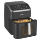 Midea HeatXpress 7.8 Qt. Basket Air Fryer, 8 Presets