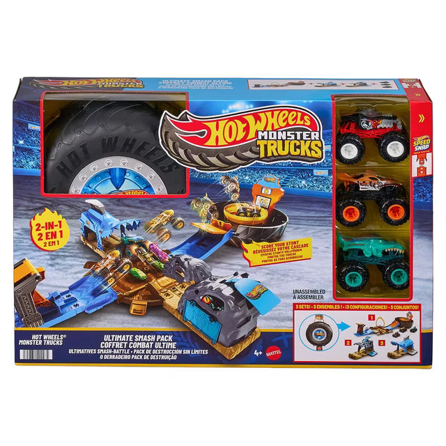 Hot Wheels Monster Trucks Ultimate Smash Pack