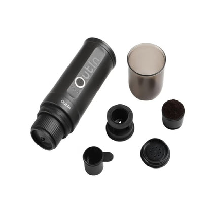 Portable Espresso Machine Travel Kit | Rechargeable Coffee Maker with 20-Bar Pressure