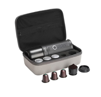Portable Espresso Machine Travel Kit | Rechargeable Coffee Maker with 20-Bar Pressure