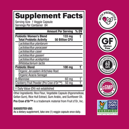 Physician's Choice Women's 50 Billion CFU Probiotic, 84 Ct.