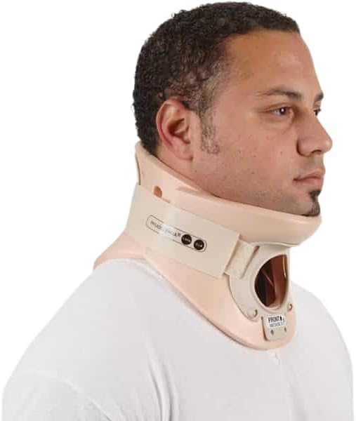 5 1/4 inch Philadelphia Rigid Cervical Collar with Neck Support Foam Lightweight Soft Brace for Men and Women (Small)