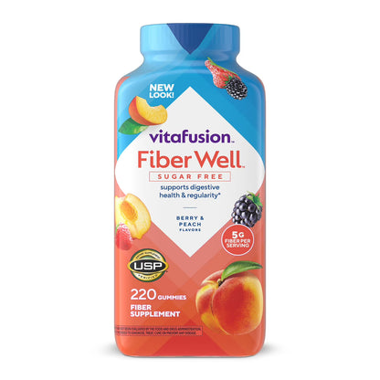 Vitafusion Fiber Well Sugar Free Gummy Fiber Supplement, 220 Ct.