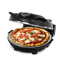 PIEZANO 12-Inch Electric Stone-Baked Pizza Oven, 800°F Countertop Pizza Maker with Ceramic Baking Stone, Dual Temperature Control, Viewing Window & Thermometer