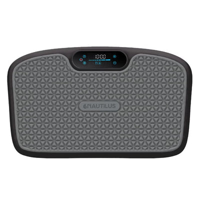 Nautilus Vibratone Fitness Vibration Board – Full Body Workout with Bluetooth Speaker, Black
