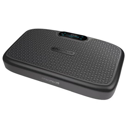 Nautilus Vibratone Fitness Vibration Board – Full Body Workout with Bluetooth Speaker, Black