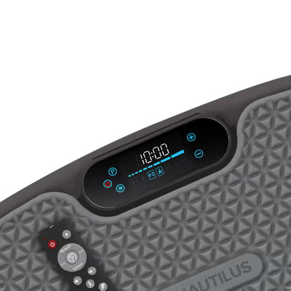 Nautilus Vibratone Fitness Vibration Board – Full Body Workout with Bluetooth Speaker, Black