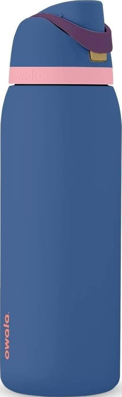 Owala FreeSip Stainless Steel Water Bottle 32 oz Denim