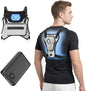 THEKUKU Cooling Vest with 30000mAh Power Bank, Portable Cooling Jacket for Men Women, Wearable Fan for Construction, Cosplay, Fishing and Outdoor Work-Black