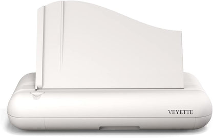 VEYETTE Electric 3 Hole Paper Punch, Heavy Duty Commercial Hole Puncher with Adapter, 30 Sheet Capacity, Automatic Office School Paper Punch, Gray