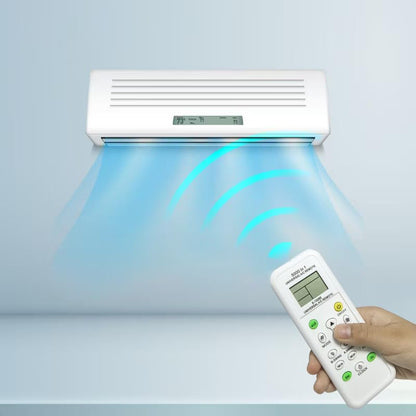 HyperionFlo Essentials Universal AC Remote Control, 5000-in-1 Multi-Brand Compatible K-1028E Model with LCD Display