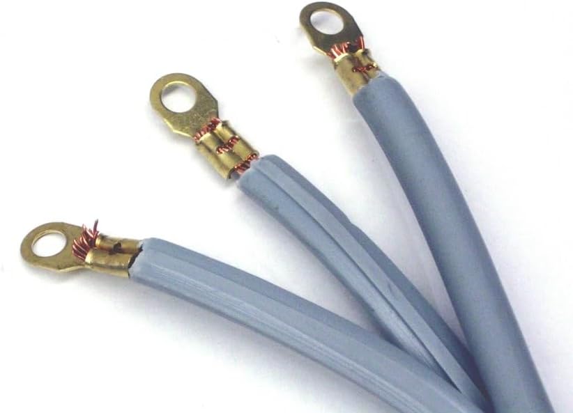 RC3-40-6 Range Oven Electric Power Cord 3 Prong Wire 40 Amp 6' Foot Heavy Duty - Range Oven Electric Power Cord Replace - 250 Volts 8/2 + 10/1 Gauge Wires