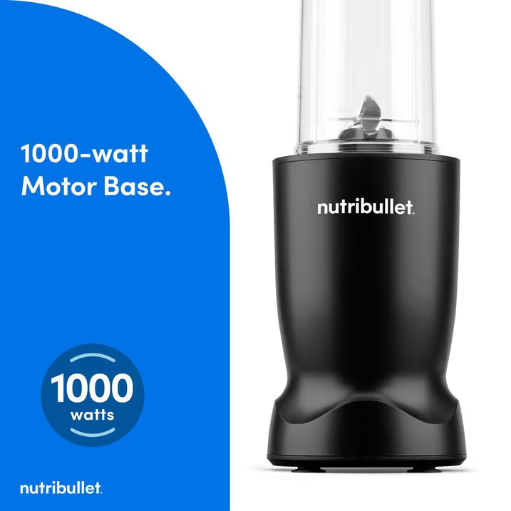 nutribullet Turbo NB70400 1000W Personal Blender, Hands-Free Auto Blend Cycle with Rapid Extractor Blade, Personal Smoothie & Shake Blender