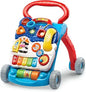 VTech Sit-to-Stand Learning Walker, Blue, Removable Activity Panel, Musical Piano Keys, Shape Sorters & Adjustable Two-Speed Control for Babies 9-36 Months