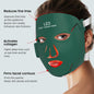 MEGELIN Wireless LED Light Therapy Mask with 4 Targeted Light - FDA Cleared 4D Contoured Full Forehead & Chin Coverage, Wireless One-Touch Control Hands-Free Facial Mask, Gift for Women/Wife/Mom