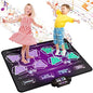 Joyvalley Kids Dance Mat, 2-Player Electronic Dancing Pad with Music, LED Lights, 8 Challenge Levels, Anti-Slip Floor Game Toy, Purple