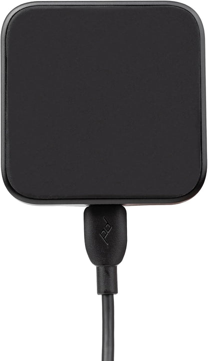 Peak Design Mobile Charging Car Mount, Black, Qi2 Charging, Mounts to Dash or Console, Connects to Peak Design Mobile Cases, MagSafe Compatible, for iPhone, Samsung and Google Pixel Phones