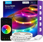 Govee 100ft RGBIC LED Strip Lights, Work with Alexa and Google Assistant LED Lights for Bedroom, WiFi App Control Segmented DIY Multiple Colors, Color Changing Light for Home Decor