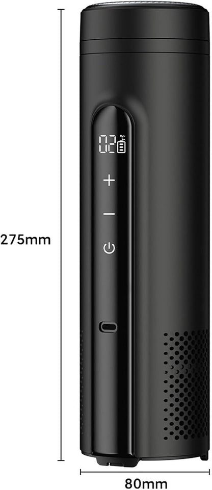"Portable Rechargeable Cooling Cup, Adjustable Temperature Control 0-18C, for Travel Smart Temperature Control Rechargeable Cooling Cup for Beverages Perfect for Travel and Outdoor"