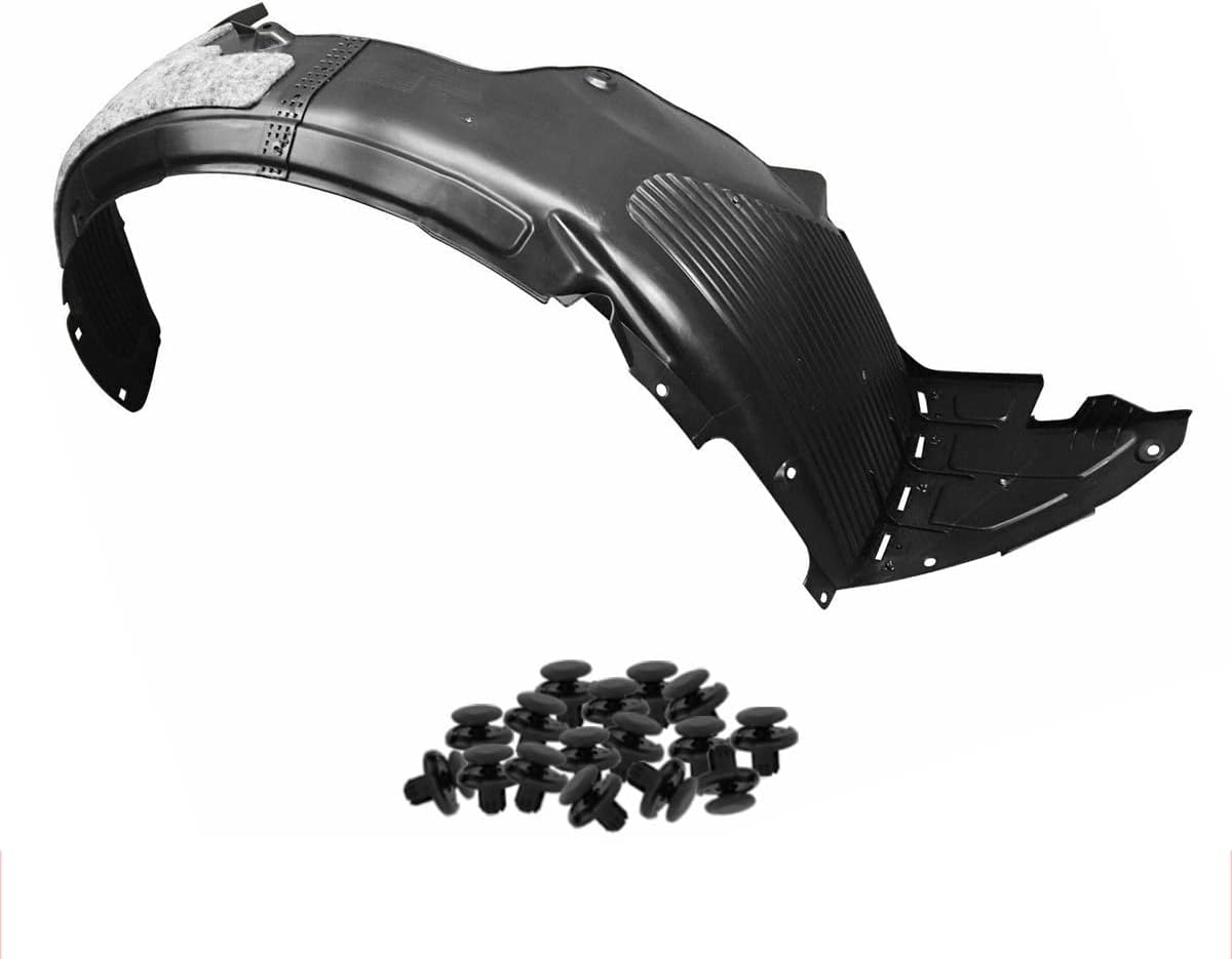 Parts N Go Fender Liner w/Clips For 2017-2018 Forte Sedan Front Right Passenger Side KI1249153 86812B0000