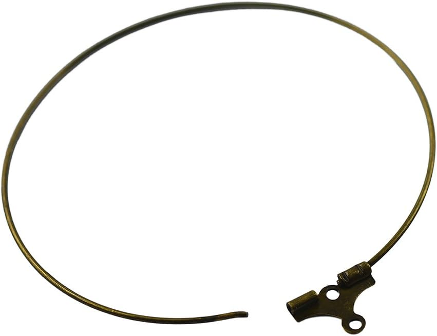 HyperionFlo Essentials 20-Piece 40mm Brass Hoop Earring Findings