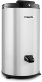 Panda 3200 RPM Portable Spin Dryer,22lb Capacity, Stylish Silver Stainless Steel Drum and Outer Case; 110V Clothes Spinner for Apartments, RVs, Dorms and Compact Laundry Spaces.
