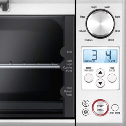 Breville BOV450XL Mini Smart Oven, Brushed Stainless Steel Evenly bake, toast, broil and more with this versatile, space-saving countertop oven and toaster with 8 cooking functions