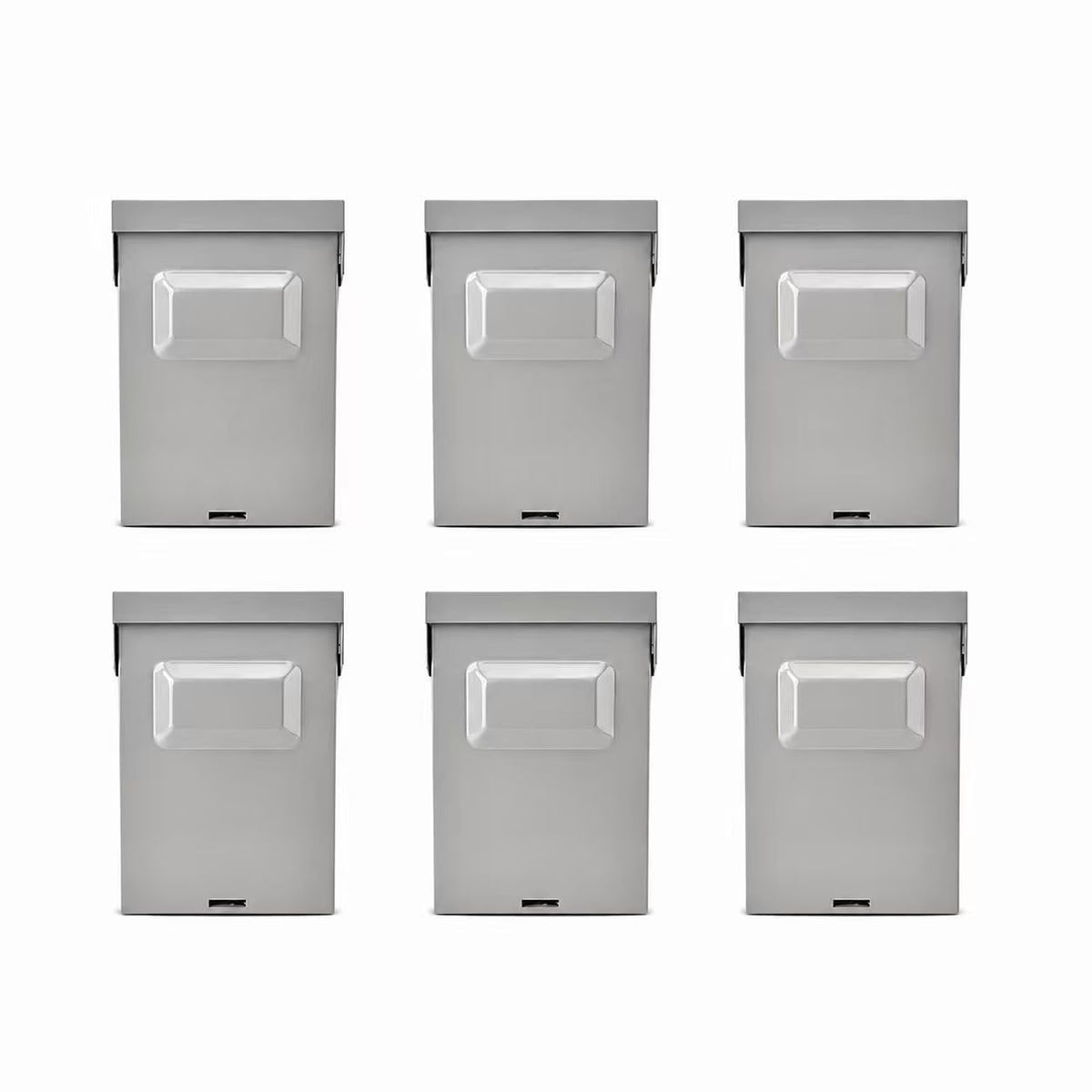 HyperionFlo Essentials 6-Pack 60A Non-Fused AC Disconnect Boxes, Pull-Out HVAC Disconnect Switches for Outdoor Air Conditioner Units