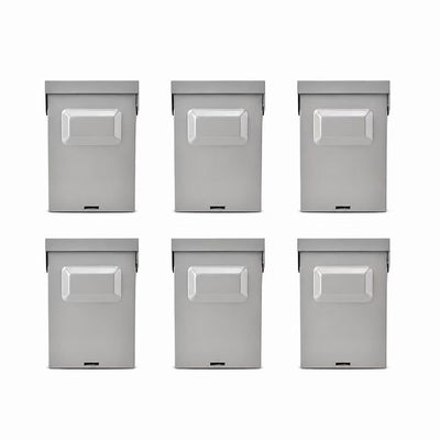 HyperionFlo Essentials 6-Pack 60A Non-Fused AC Disconnect Boxes, Pull-Out HVAC Disconnect Switches for Outdoor Air Conditioner Units
