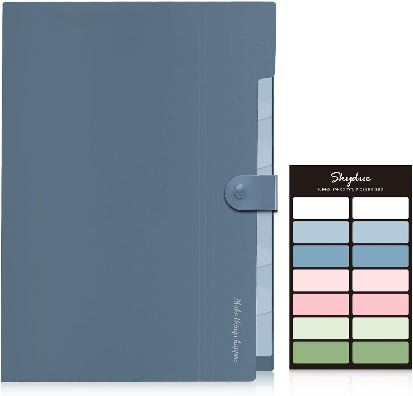 SKYDUE Expanding File Organizer 8-Pocket Accordion Folder