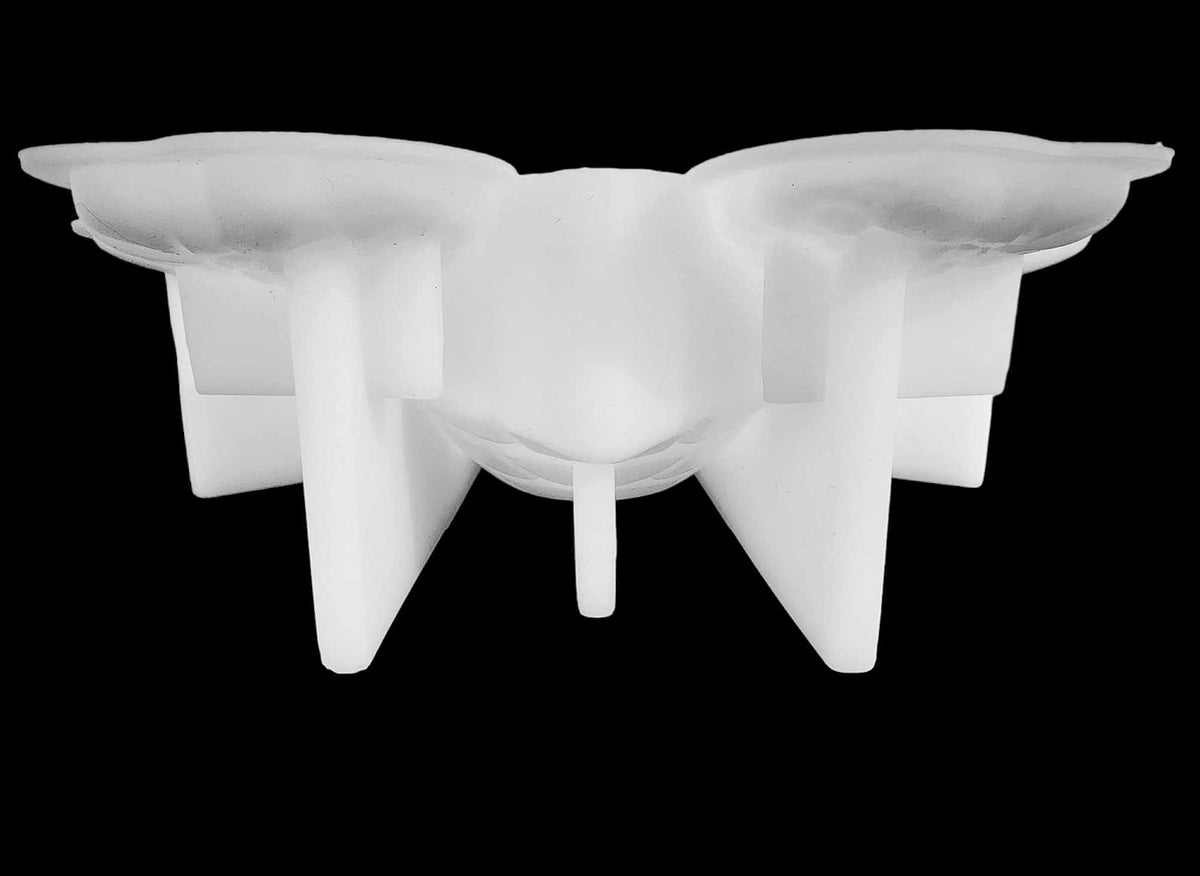HyperionFlo Essentials Giant Sea Turtle Silicone Mold, 12-Inch Large Shell-Shaped Mold, White