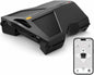 Solar Pool Surface Skimmer Robot, Smart Obstacle Avoidance & Path Planning Edge Cleaning, Smart Parking & App Control, Dual Charging Options, Strong Suction for Pools, Black