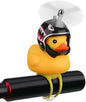 NEKRASH Duck Bike Bell with LED Light, Cute Rubber Duck Bicycle Horn for Kids & Adults, Propeller Handlebar Bell for Bikes, Scooters & Strollers, Shark