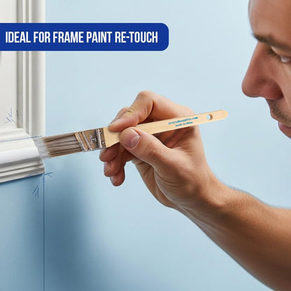 Pro Grade Paint Brushes, 1 Inch Angle Paint Brush, Walls & Trim, 12 Pack Sash, cut-in & detail work | Furniture, cabinets & doors | Interior & exterior | Latex, oil & stain | Medium stiff bristles