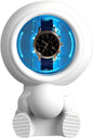 phpanly Single Watch Winder for Automatic Watches, Ultra-Low-Noise USB-Powered Watch Winder with 3 Rotation Modes, Soft Watch Pillow, Modern White